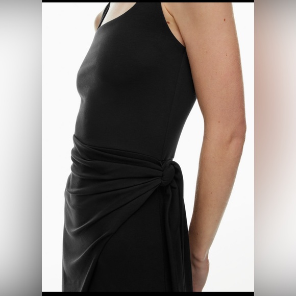 Aritzia Wilfred Saturn Midi Dress - Black M - Picture 3 of 7